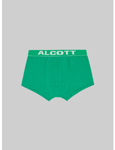 Alcott - Boxer in cotone elasticizzato con logo, , Gn2 Green Medium, Taglia: S