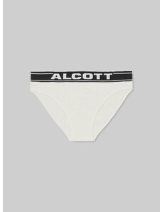 Alcott - Slip in cotone elasticizzato con logo, , Wh1 Off White, Taglia: L