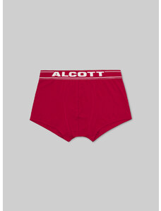 Alcott - Boxer in cotone elasticizzato con logo, , Rd2 Red Medium, Taglia: S