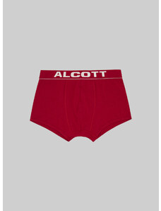 Alcott - Boxer in cotone elasticizzato con logo, , Rd2 Red Medium, Taglia: S