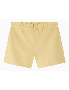 Bonpoint Short Milly giallo in cotone
