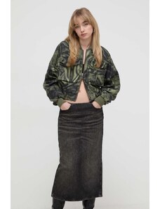 Diesel giacca bomber donna colore verde