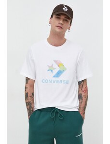 Converse t-shirt in cotone uomo colore beige