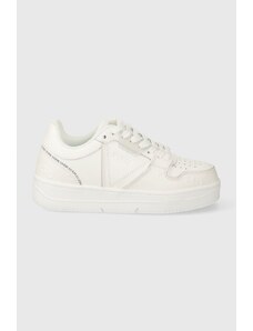 Guess sneakers in pelle ANCIE colore bianco FLJANC ELL12 FM7SIL FAL12