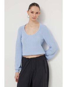 HUGO maglione in cotone colore blu