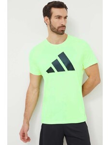 adidas Performance maglietta da corsa Run It colore verde IN0078