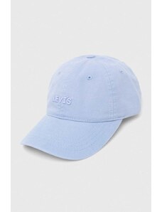Levi's berretto da baseball in cotone colore blu