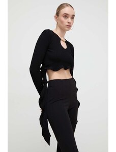 Versace Jeans Couture maglione donna colore nero