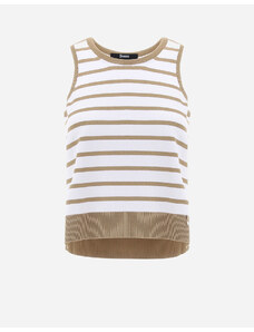 Herno TOP IN ENDLESS VISCOSE STRIPES