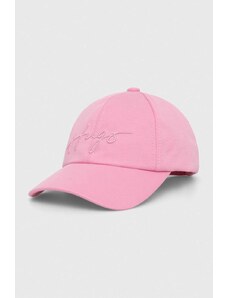 HUGO berretto da baseball colore rosa con applicazione