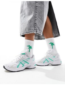 ASICS - Gel-1130 - Sneakers bianche e verde malachite-Bianco