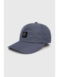 HUGO berretto da baseball colore blu con applicazione