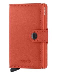 Secrid portafoglio in pelle Miniwallet Original Orange colore arancione