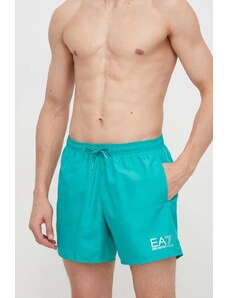 EA7 Emporio Armani pantaloncini da bagno colore verde