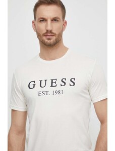 Guess t-shirt uomo colore beige