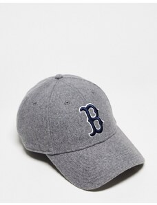 New Era - 9Forty Boston Red Sox - Cappellino in lana melton grigio unisex