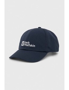 Jack Wolfskin berretto da baseball colore blu navy con applicazione