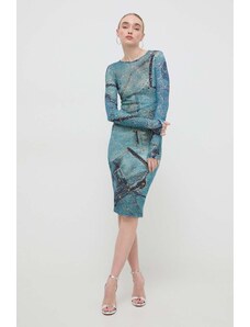 Versace Jeans Couture vestito colore turchese