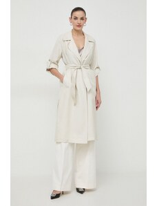 Marella cappotto con aggiunta di lino colore beige