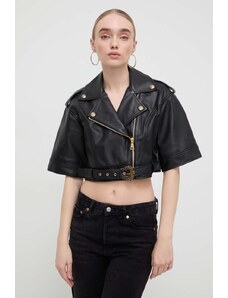 Versace Jeans Couture giacca da motociclista donna colore nero