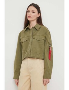 Alpha Industries giacca in cotone colore verde