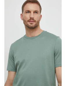BOSS t-shirt in cotone uomo colore verde