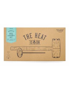 Gentlemen's Hardware set di untesili per barbecue BBQ Lovers Kit pacco da 2