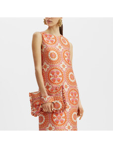 La DoubleJ Dresses gend - Column Dress Sun Orange L 70%Polyester 21%Cotton 4%Silk 3%Polyammide 2%Ostrich Feathers