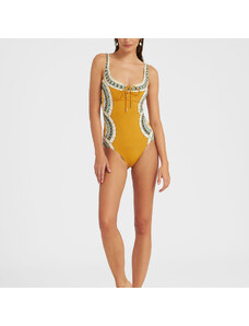 La DoubleJ Swimwear gend - Sunset Suit Sleeveless Mudejar Placée Marigold L 74% Polyamide 26% Elastane