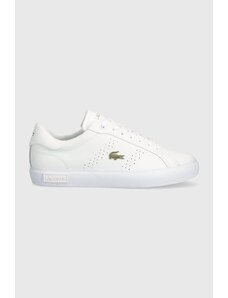 Lacoste sneakers in pelle Powercourt 2.0 Leather colore bianco 47SFA0072