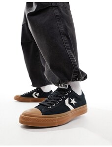 Converse - Star Player 76 Ox - Sneakers nere con suola in gomma-Nero