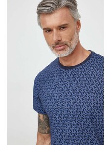 Michael Kors t-shirt in cotone colore blu navy