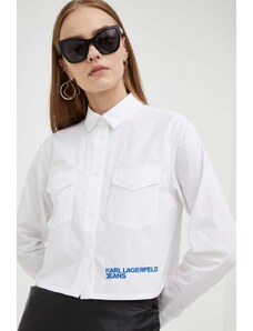 Karl Lagerfeld Jeans camicia in cotone donna