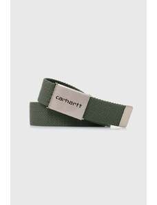 Carhartt WIP cintura Clip Belt Chrome colore verde I019176.1YFXX