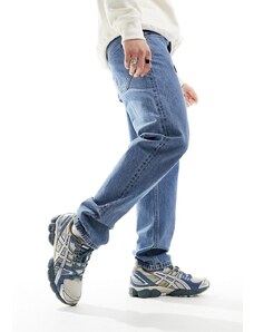 Weekday - Jeans comodi affusolati cilindrici blu anni '90