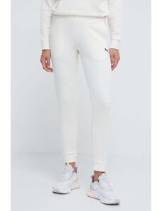 Puma pantaloni da jogging in cotone BETTER ESSENTIALS colore beige 848007