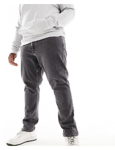 Tommy Jeans Big & Tall - Jeans dritti neri regular fit-Nero