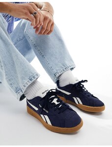 Reebok - Club C Grounds - Sneakers blu navy con suola in gomma