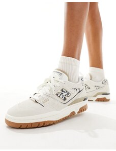 New Balance - 550 - Sneakers color sale marino e leopardate-Bianco