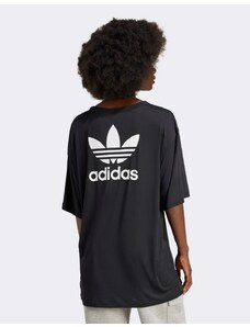 adidas Originals - T-shirt con trifoglio nera-Nero