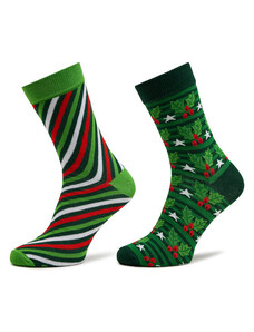 Set di 2 paia di calzini lunghi da donna Rainbow Socks