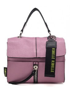 Rebelle borsa chloe mini bag con tracolla removibile rosa lillac