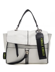 Rebelle borsa chloe mini bag con tracolla removibile bianco white