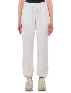 Liu Jo pantaloni donna modello navetta bianchi con elastico in vita