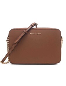Michael Kors borsa a tracolla jet set travel in pelle cuoio