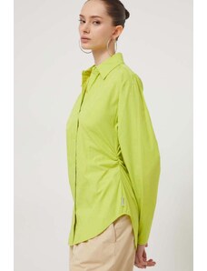 HUGO camicia in cotone donna colore verde