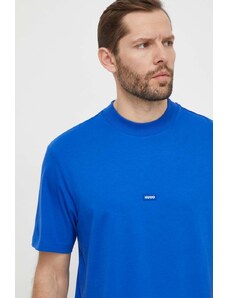 Hugo Blue t-shirt in cotone uomo colore blu