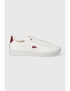Lacoste sneakers in pelle Carnaby Pro Leather colore bianco 47SFA0043