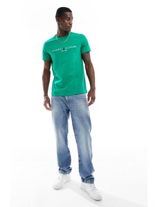 Tommy Hilfiger - T-shirt verde con logo