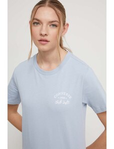 Converse t-shirt in cotone donna colore blu